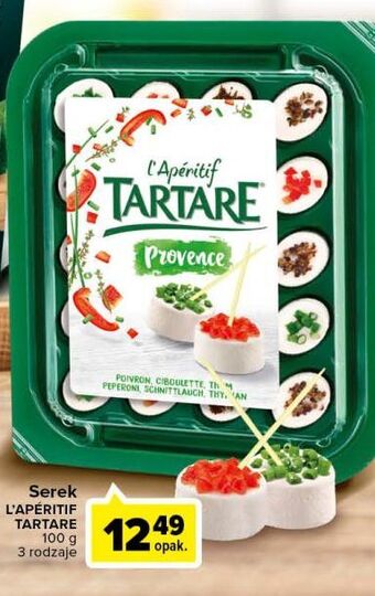 Carrefour Aperifrais koreczki twarogowe smak prowansji Tartare oferta