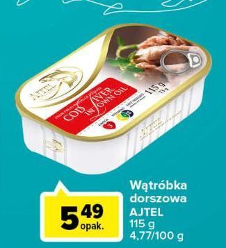 Carrefour Wątróbka dorszowa Ajtel oferta