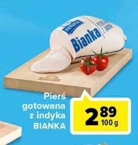 Carrefour Pierś gotowana z indyka bianka Indykpol oferta