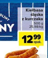 Carrefour Kiełbasa śląska z kurczaka Morliny oferta