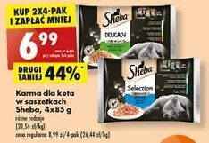Biedronka Karma dla kota mix smaków Sheba Delicacy In Jelly oferta