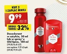 Biedronka Dezodorant Old Spice Original oferta