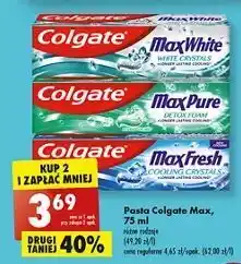 Biedronka Pasta do zębów detox-foam Colgate Max Pure oferta