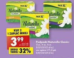 Biedronka Podpaski night Naturella Classic oferta