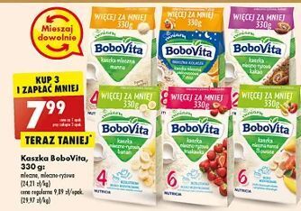 Biedronka Kaszka mleczna manna Bobovita oferta