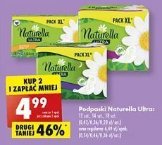Biedronka Podpaski night Naturella Ultra oferta