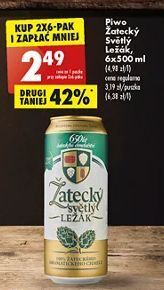 Biedronka Piwo Zatecky Svetly Lezak oferta