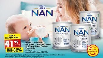 Biedronka Mleko 3 Nestle Nan Optipro Plus Hm-O oferta
