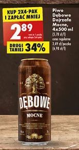 Biedronka Piwo Dębowe Mocne oferta