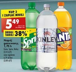 Biedronka Napój tonic water Kinley oferta