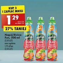 Biedronka Napój fun marchew jabłko truskawka limetka Riviva oferta
