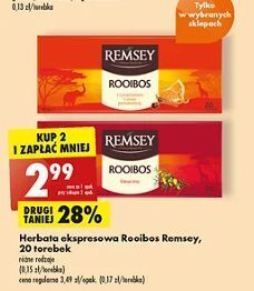 Biedronka Herbata rooibos klasyczny Remsey oferta