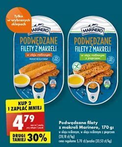 Biedronka Podwędzane filety z makreli w sosie pomidorowym Marinero oferta