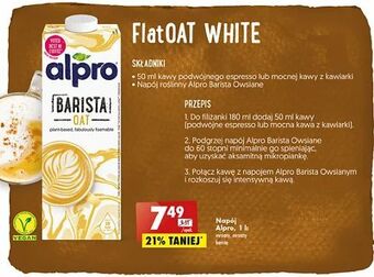 Biedronka Napój owsiany barista Alpro oferta