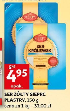Auchan Ser królewski light Sierpc oferta