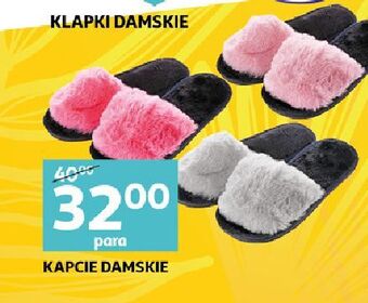 Auchan Kapcie damskie oferta