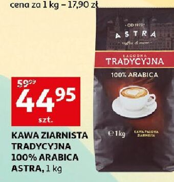 Auchan Kawa Astra Łagodna 100% Arabica oferta