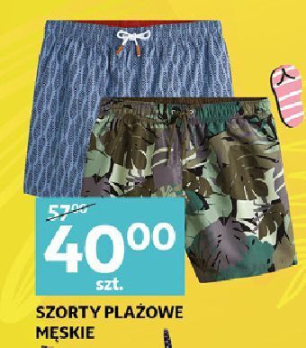 Auchan Szorty plażowe męskie oferta