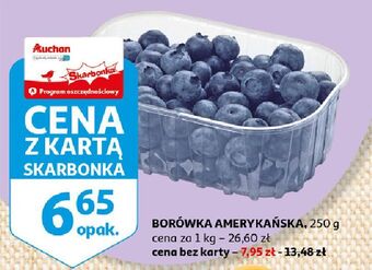 Auchan Borówki amerykańskie oferta