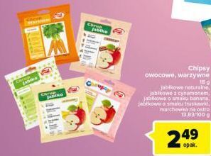 Carrefour Chrup jabłko z cynamonem Crispy Natural oferta