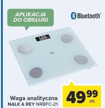 Carrefour Waga łazienkowa nrbfc-21 Nalk&Rey oferta