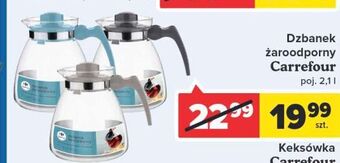 Carrefour Dzbanek żaroodporny 2.1 l Carrefour Home oferta