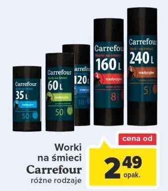 Carrefour Worki na śmieci 60 l Carrefour oferta