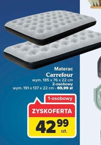 Carrefour Materac 1-osobowy wym. 185 x 76 22 cm Carrefour oferta
