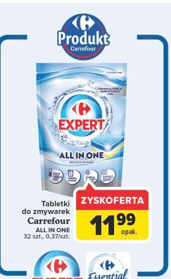 Carrefour Tabletki do zmywania all in one Carrefour Expert oferta