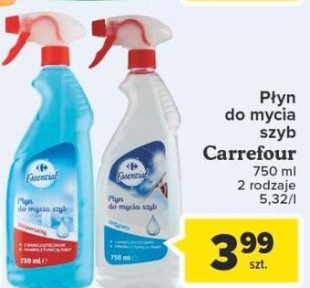 Carrefour Płyn do mycia szyb uniwersalny Carrefour Essential oferta