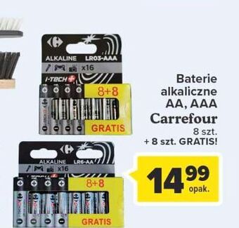 Carrefour Baterie alkaliczne aaa Carrefour oferta