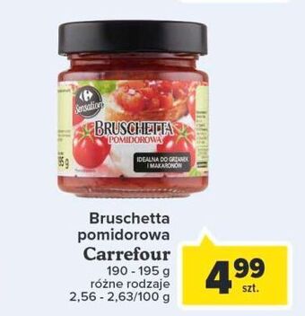 Carrefour Bruschetta pomidorowa Carrefour Sensation oferta
