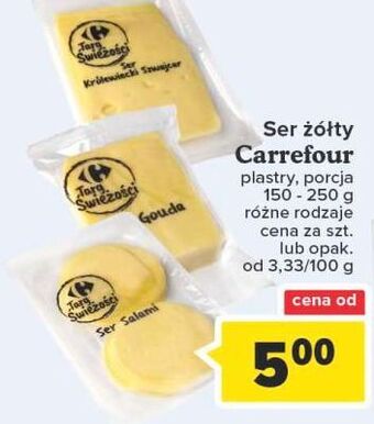 Carrefour Ser gouda Carrefour Targ Świeżości oferta