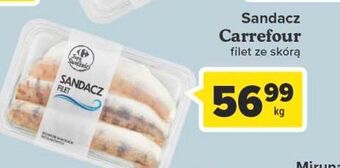 Carrefour Sandacz filet ze skóra Carrefour Targ Świeżości oferta