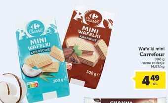 Carrefour Market Mini wafelki kakaowe Carrefour Classic oferta