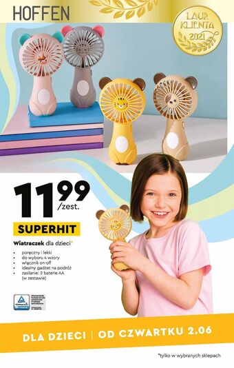 Biedronka Wiatraczek dla dzieci Hoffen oferta