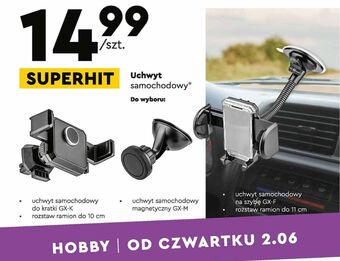 Biedronka Uchwyt samochodowy do kratki wentylacyjnej na smartfon oferta