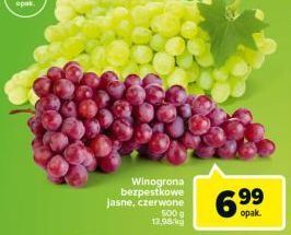 Carrefour Market Winogrona jasne bezpestkowe oferta