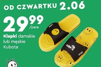 Biedronka Klapki męskie Kubota oferta