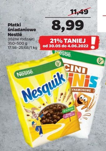 Netto Płatki śniadaniowe Cini Minis oferta