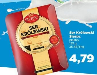 Netto Ser żółty królewski plastry Sierpc oferta