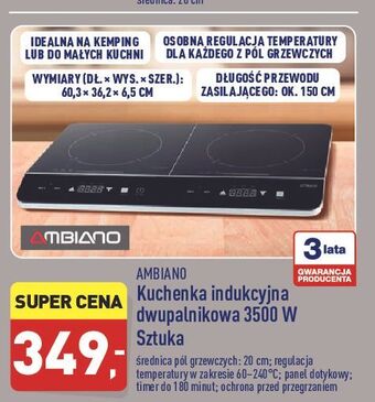 ALDI Kuchenka indukcyjna 3500w Ambiano oferta