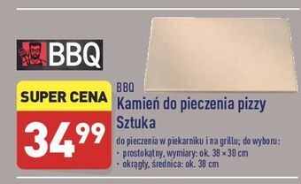 ALDI Kamień do pieczenia pizzy prostokątny 38 x 30 cm Bbq oferta