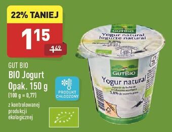 ALDI Jogurt naturalny ekologiczny Gut Bio oferta
