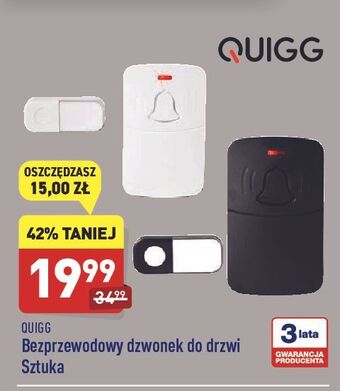 ALDI Dzwonek bezprzewodowy Quigg oferta