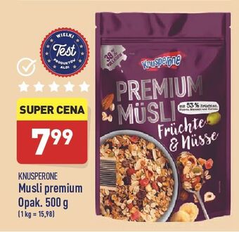 ALDI Musli owoce i orzechy Knusperone oferta