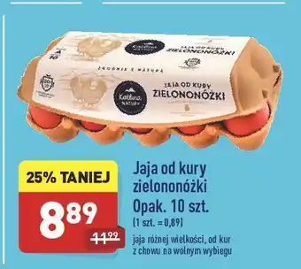 ALDI Jaja od kury zielononóżki Kotlina Natury oferta