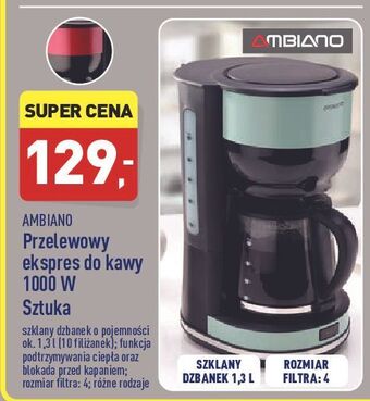 ALDI Ekspres przelewowy 1000 w Ambiano oferta