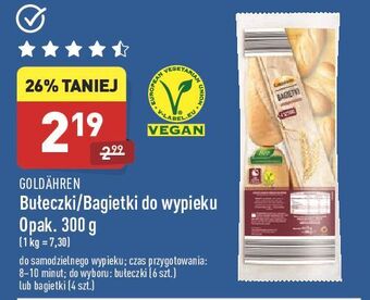 ALDI Bułeczki do wypieku Goldahren oferta