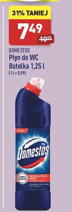 ALDI Płyn do wc original Domestos oferta